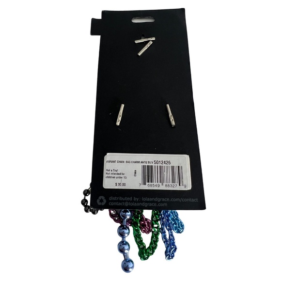 Lola & Grace Swarovski Marci Gras Bag Charm - Picture 10 of 11